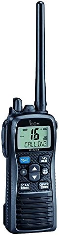 ICOM IC-M73 01 Icom IC-M73 01 Handheld VHF Marine Radio, 6 Watts