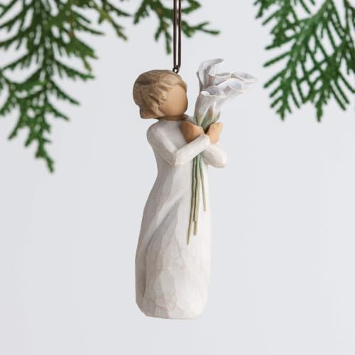 Willow Tree Abundance Hanging Ornament, Sculpted Hand-Painted Figure | Cast from a Susan Lordi Original Carving, Meaningful Gift for Any Occasion, Ready to Hang, Collectible Resin Keepsake