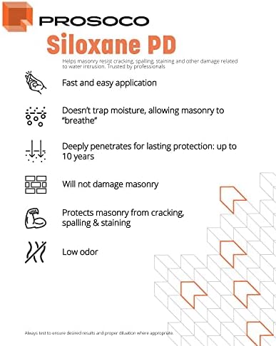 Sure Klean Weather Seal Siloxane PD - Great Water-Based Brick Sealer - (5-Gallon Container)