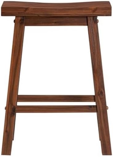 Boraam Sonoma Saddle Stool, Chestnut