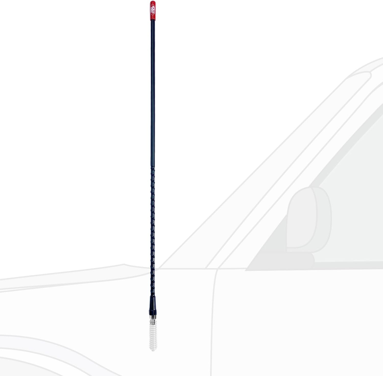 2` Foot Fiberglass - Black CB Radio Antenna