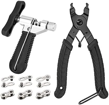 Oumers Bike Link Plier Chain Breaker Splitter 6 Pairs Bicycle Missing Link