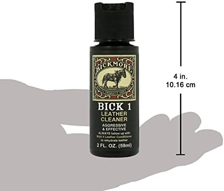 Bickmore Bick 1 Leather Cleaner 8 oz | Cleans dirt, oil, sweat, salt and water stains from all colored, white and black leather.