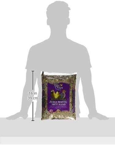 Wild Delight Zero-Waste Fruit Blend Bird Food, 20 Lb