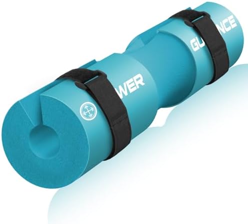 POWER GUIDANCE Barbell Squat Pad - Neck & Shoulder Protective Pad - Great for Squats, Lunges, Hip Thrusts, Weight Lifting & More - Fit Standard and Olympic Bars Perfectly