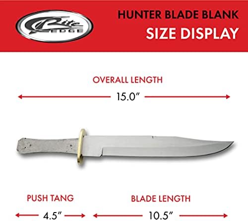 SZCO Supplies Hunter Blade Knife, 15-Inch, silver, BL-7717