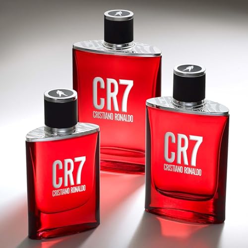 CR7 Cristiano Ronaldo - Eau De Toilette Cologne Scent for Men - Woody, Musky Men's Scent with Lavender, Cardamom, Tobacco, and Cedar - 1.7 oz