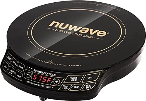 Nuwave Gold Precision Induction Cooktop, Powerful w/Large 8” Heating Coil