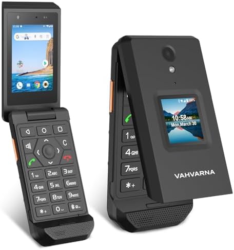 Rugged Flip Phone Unlocked, 4G LTE 2.8'' Touchscreen Smart Cell Phone Android 11, 100dB Speaker GPS MIL-STD IP68 Waterproof Dust-proof Drop-proof