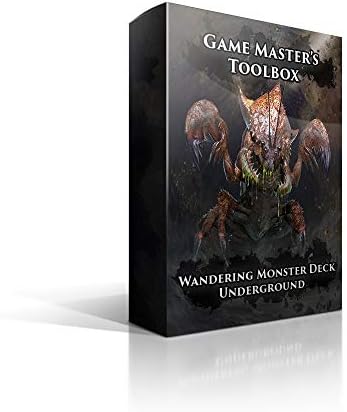 Dungeons and Dragons 5th Edition Deck of Cards – Wandering Monsters Deck: Underground by Nord Games – 52 Cards - Games for Adults and Kids –
