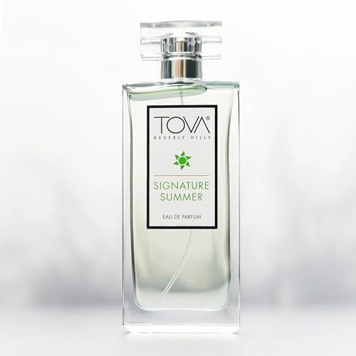 Tova Signature Eau de Parfum – Classic Bergamot Jasmine Lavender Perfume for Women – Timeless Scent – USA-Made & Cruelty-Free – 3.4 fl oz