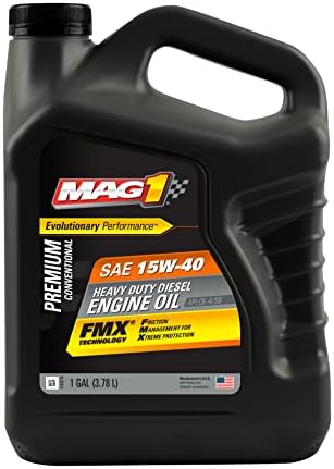 62631 SAE 15W-40 Premium Conventional Heavy Duty Diesel Engine Oil - 1 Gallon
