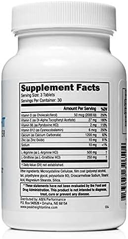 Growth Supplement - Once Daily Height Growth Support for Kids, Teens, Women and Men - US Doctor Developed Height Growth Pills - Year Supply (12 Pack)