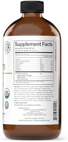 CNP | Liver Complete Liquid 8oz - Milk Thistle Chanca Piedra Detox Aid | Organic liver cleanse liquid with milk thistle, dandelion and chanca piedra for detox support and easy absorbing herbal aid