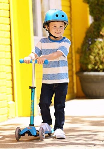 Micro Kickboard | Mini Kids Scooter for Ages 2-5 | Children up to 110 lbs | 3 Wheel Lean-to-Steer Design | Adjustable T Bar | Smooth Ride PU Wheels