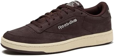 Reebok Club C 85 Mens Tennis Shoes, Casual Fashion White Sneakers for Men