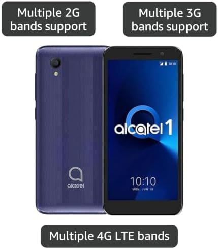 Alcatel 1 (16GB) 5.0" Full View Display, Removable Battery, FM Radio