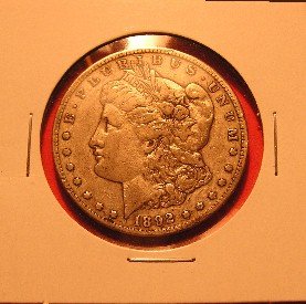 1892-CC Morgan Silver Dollar