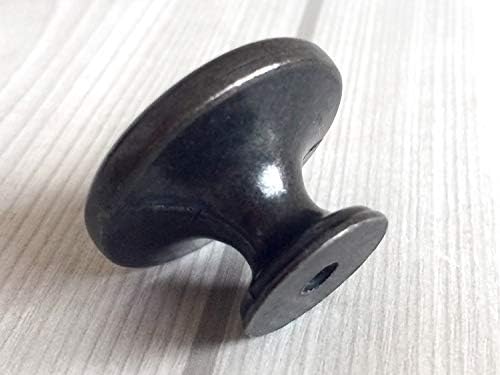 3.75" C-C Bail Drawer Pull Drop Dresser Pull Dark Antique Bronze Swing Drawer Handle Vintage Style 3 3/4" 96 mm Centers (Bail Pull- 3.75" (96 mm) Centers, Dark Antique Bronze)