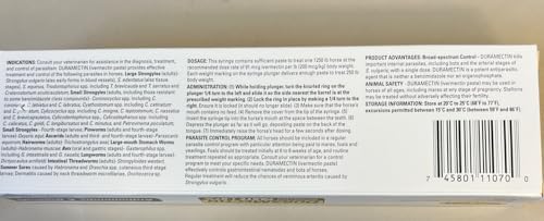 Duramectin Ivermectin Paste 1.87% for Horses, 0.21 oz
