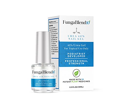 FungaBlend 10 - Urea 42% Nail Gel to Cure Fungus Faster - Delivers Antifungal Medication Directly to Fungus - Quick Results Topical Solution for Toe