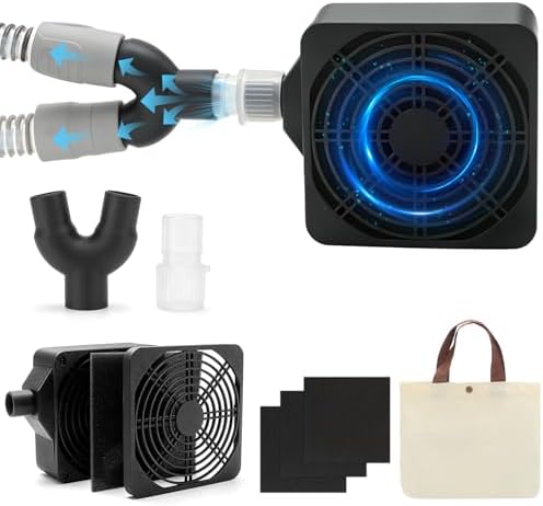 9 Pack CPAP Cleaning Kit for Hose & Mask, with Speed Control Hose Dryer, Collapsible Wash Basin & Hose Hanger, 7ft Cleaning Brush, CPAP Cleaning Supplies with Storage Bag, for 22mm & 15mm Tube