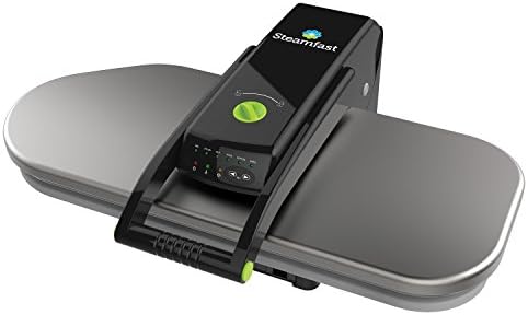 Steamfast SF-680 Digital Steam Press with Multiple Fabric Settings and Steam Burst Function, Stainless/Black | Digital Steam Press, 5 Fabric Settings