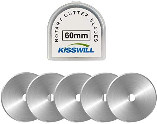 18mm Rotary Cutter Blades 10 Pack, Fits OLFA Rotary Circle Cutter Replacement for Quilting Scrapbooking Sewing Arts&Crafts, Sharp and Durable (18MM)