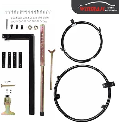 Tire Change Stand for 16" to 21" Tires, Portable Motorcycle Tire Changing Stand With Adjustable Bead Breaker Lever