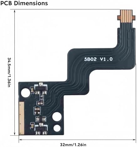 3D Printer Extruder Filament Sensor Replacement for Bambu Lab P2S | Hall Switch Board Assembly with FPC cable & H1.5 Allen Key for Precision Runout