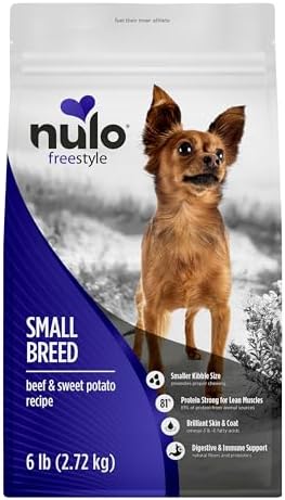 Nulo FreeStyle Small Breed Dog Food Dry - Salmon & Lentils, Puppy & Adult Grain Free Dog Food, Natural, High Protein