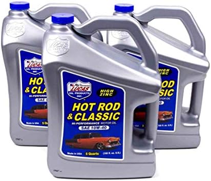 Lucas Oil 10688 Hot Rod and Classic Car SAE 10W-40 Motor Oil - 1 Quart