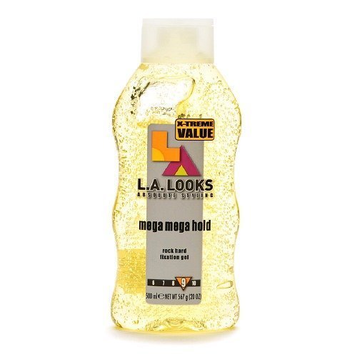 L.A. Looks Mega Shaper Hair Gel - Hold 9 Level - 20 Oz (567g)