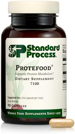 Standard Process Protefood - Protein Metabolism Support Supplement - Aids Bone & Immune Health - Whole Food-Based Supplement for Cellular Health