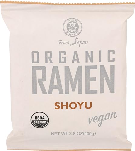 Muso From Japan - Organic Ramen, Shoyu - Vegan Friendly, USDA Certified Organic - 3.8 Oz (Pack of 10)