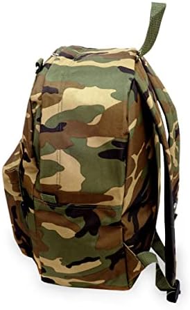 Everest Classic Woodland Camo Backpack, Camouflage, One Size