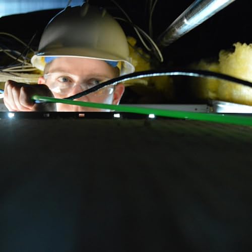 Jameson 18 ft Glow Fish Rod Kit - Non-Conductive Fiberglass Glow Rods for Running Wire in Ceilings, Attics, Floors