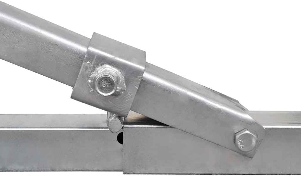 vidaXL Boat Trailer Bottom Support Bracket with Keel Rollers