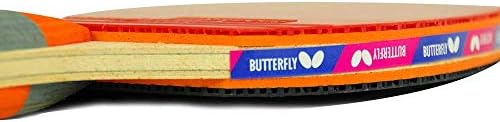 Butterfly Timo Boll Carbon Fiber Ping Pong Paddle | ITTF Approved Table Tennis Racket | Ping Pong Sponge and Rubber | Carbon Layers in Ping Pong Racket for Power | Professional Ping Pong Paddle