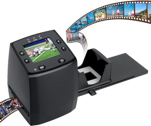 DIGITNOW! 135 Film Negative Scanner High Resolution Slide Viewer, Convert 35mm Film &Slide to Digital JPEG Save into SD Card
