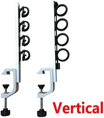 Brocraft Aluminum Clamp on Rod Holder for Truck or Boat / Truck Bed Rod Holder