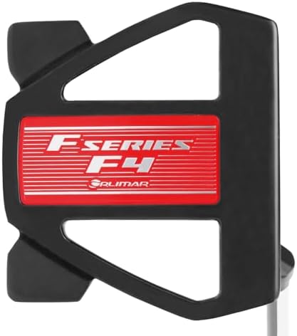Orlimar Golf F4 Mallet Mid Length Putter, Black, Right Handed, 38" | Counter Balanced, 16" Long Oversize Putter Grip, Headcover Included