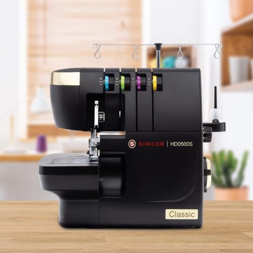 SINGER® X5004-HD Serger Overlock Machine, 2-3-4 Thread Capability