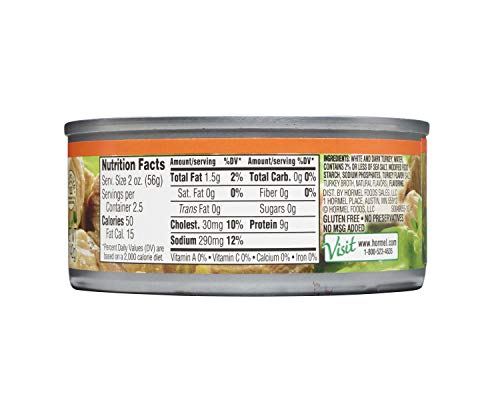 HORMEL Canned Ham, Smoked, 5 Ounce (Pack of 12)