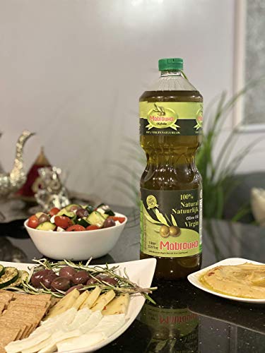 Mabrouka Moroccan Virgin Olive Oil, (34 Fl Oz / 1 Liter)