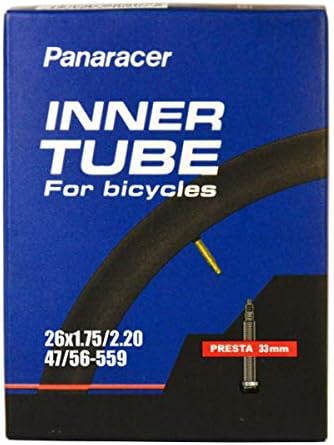 Panaracer Bicycle Tubes with 33mm Presta Valve in Singles and Pairs