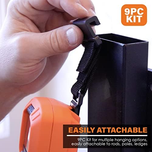 Universal Multimeter Magnet, Hook, and Clip Hanging Strap Kit | Works with Most Multitesters Including Fluke and Klein Tool Meters