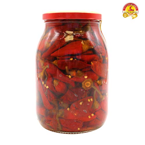 TUTTOCALABRIA Whole Calabrian Chili Peppers in Oil, Club Pack