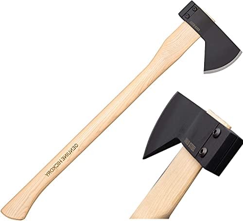 Cold Steel All-Purpose Axe with Hickory Handle, Great for Camping, Survival, Outdoors, Wood Cutting and Splitting, Hudson Bay Camp Axe, One Size