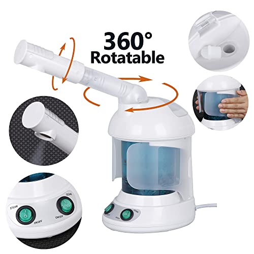 Ionic Nano Mist 2 in 1 Hair Face Steamer